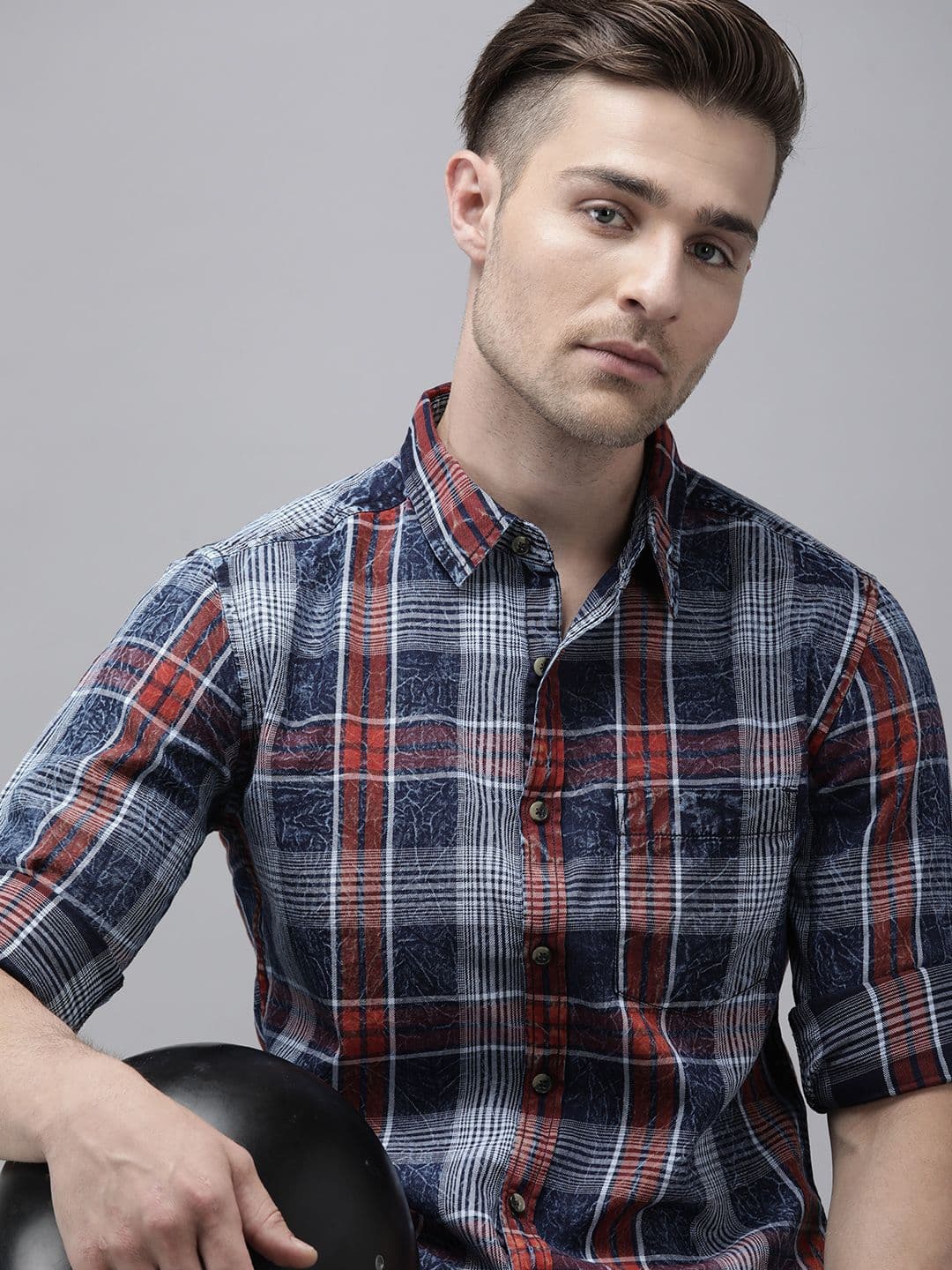 Roadster Men Blue Classic Casual Shirt - view 1