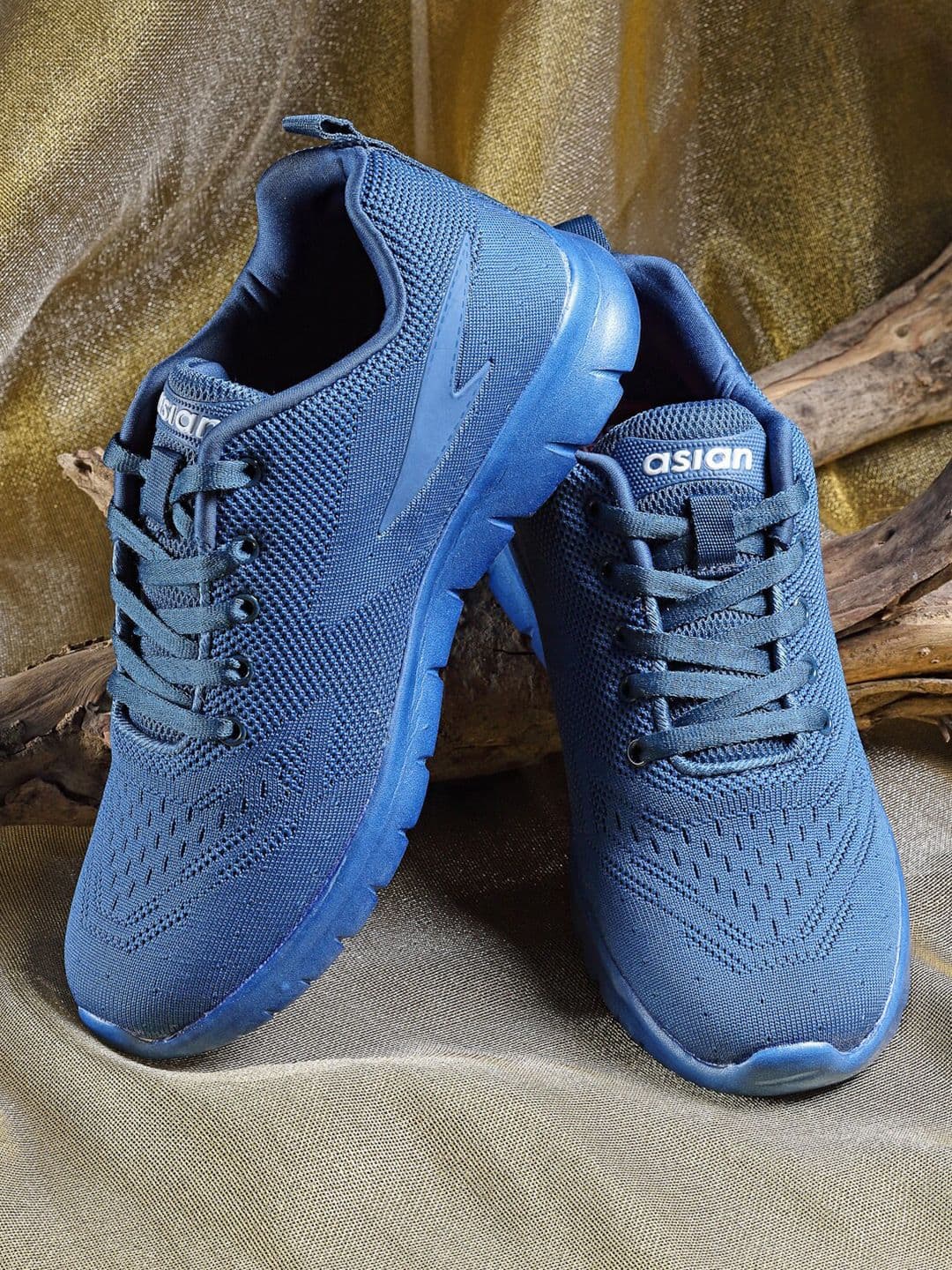 ASIAN Delta-21 Men Blue Nitro Capsule Memory Foam Mesh Running Shoes - view 1