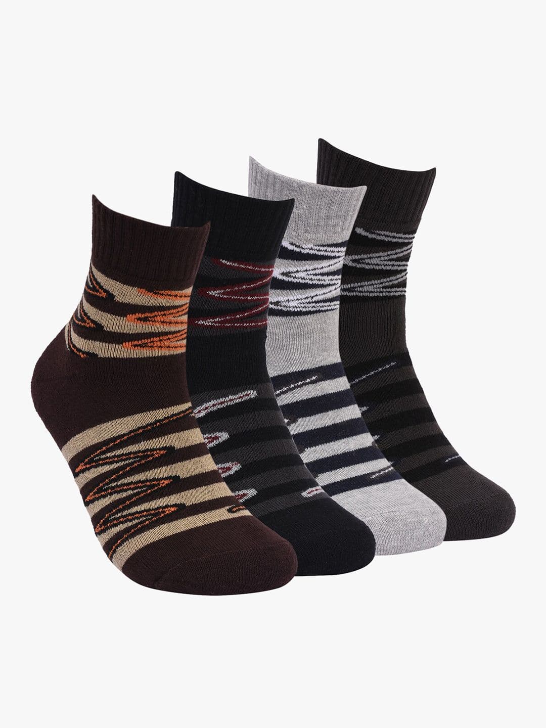 BuckleUp Men Pack Of 4 Assorted Above Ankle-Length Socks - view 1