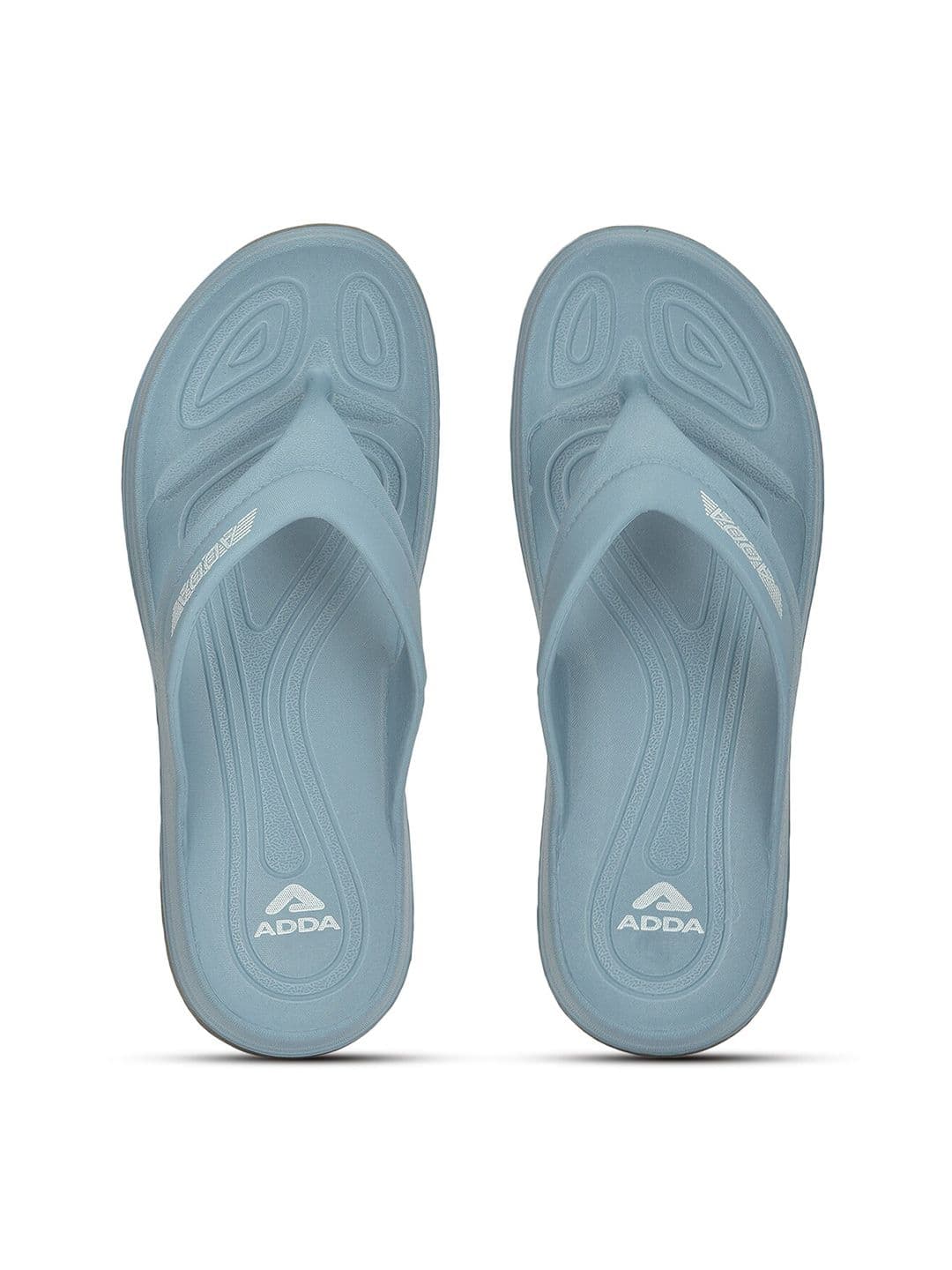 Adda Men Blue Thong Flip Flops - view 1