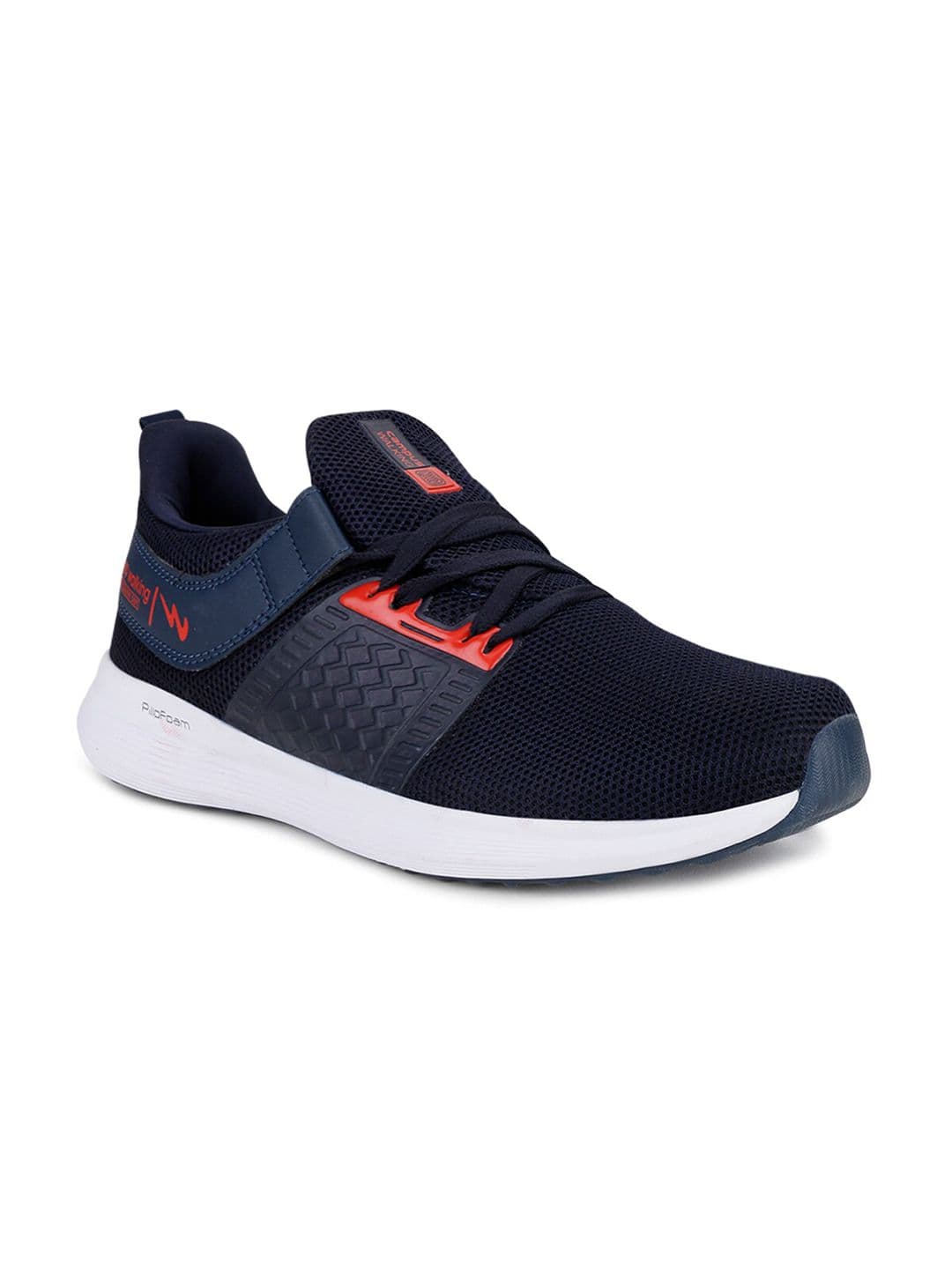 Campus Men T-CROSS PRO Navy Blue Mesh Running Shoes - view 1