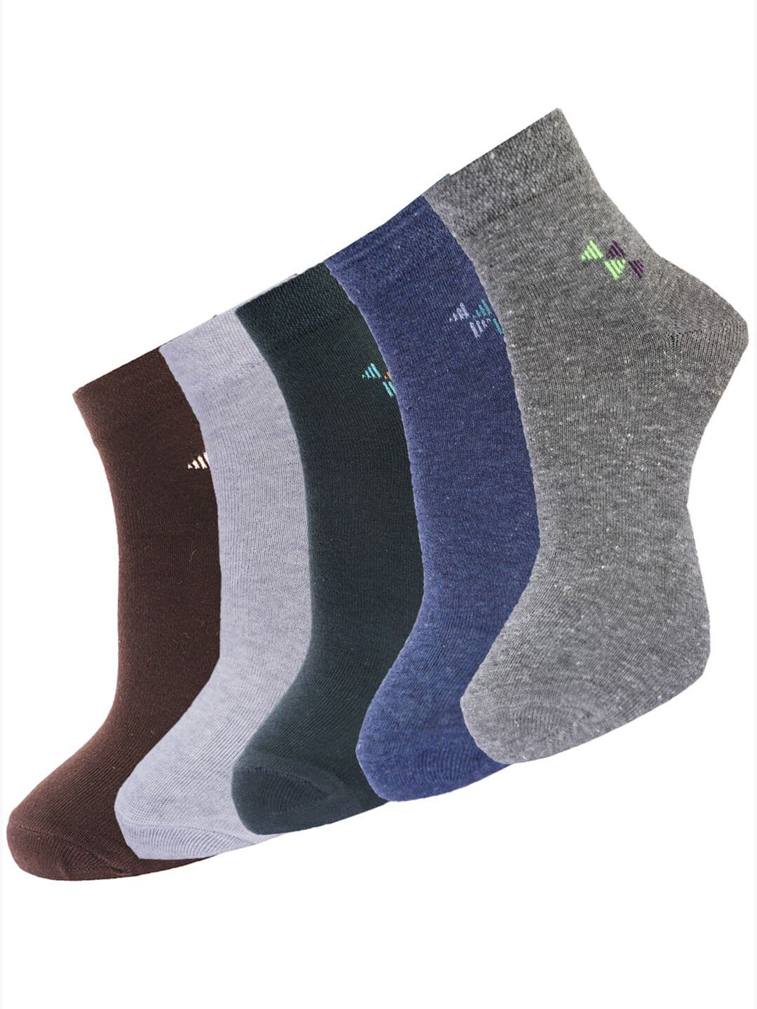 Dollar Socks Dollar Men Pack Of 5 Assorted Ankle-Length Socks - view 1