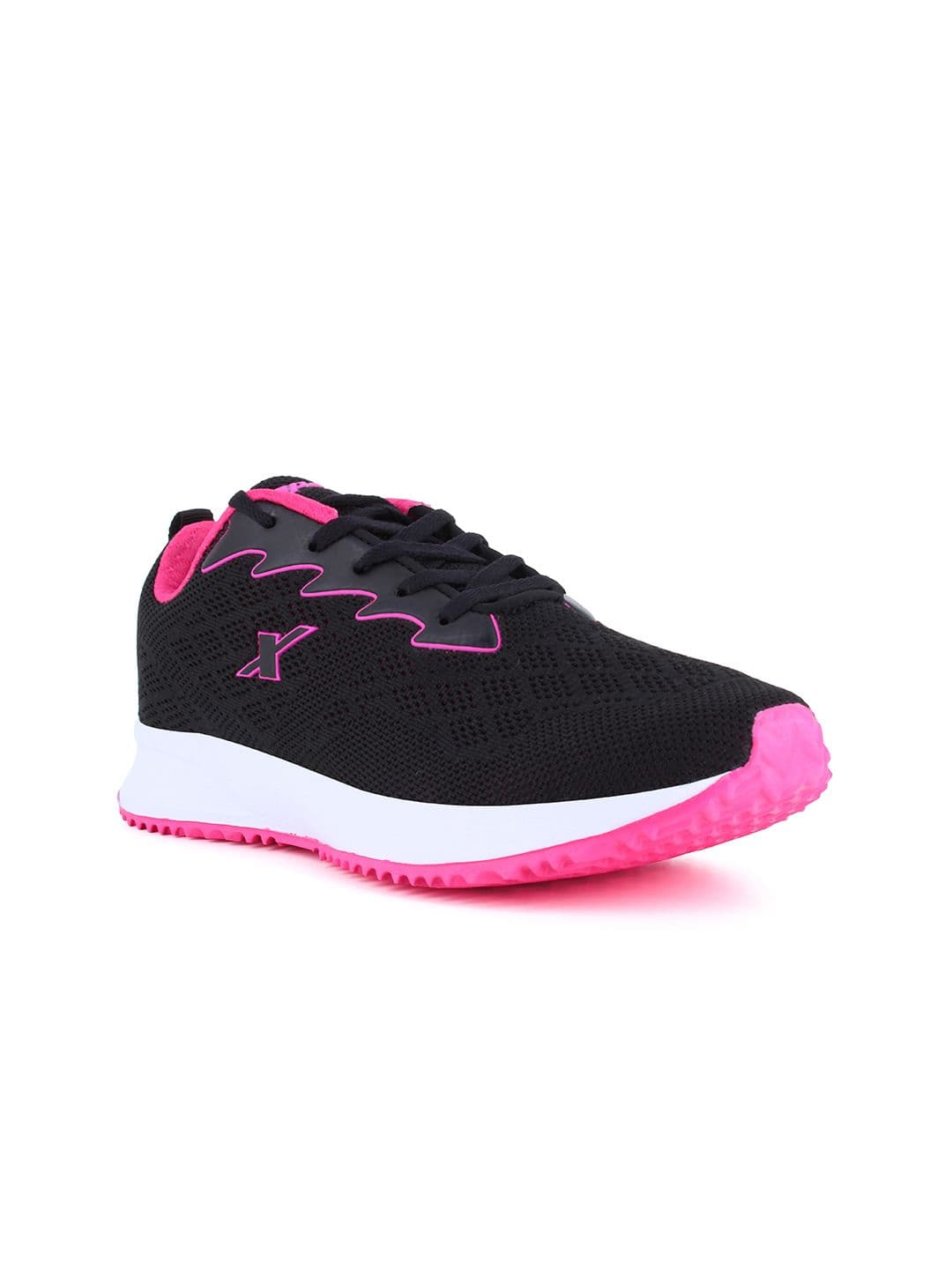 Sparx Women Black Mesh Running Non-Marking Shoes - view 1