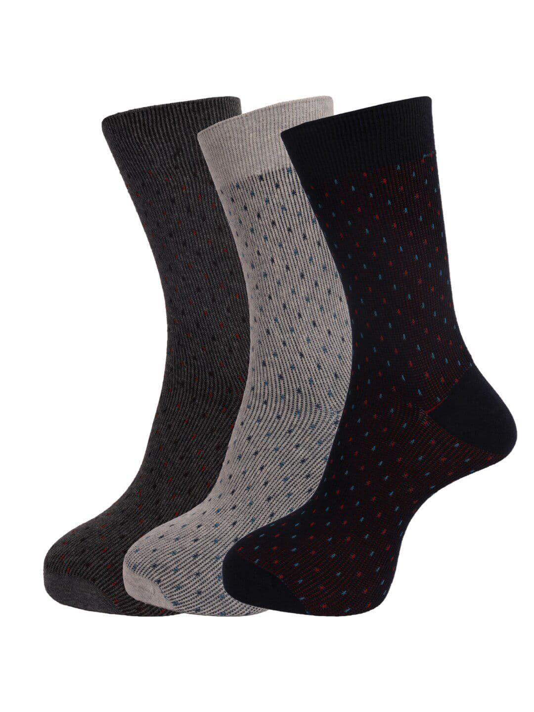 Dollar Socks Men Pack of 3 Assorted Full Length Socks - view 1
