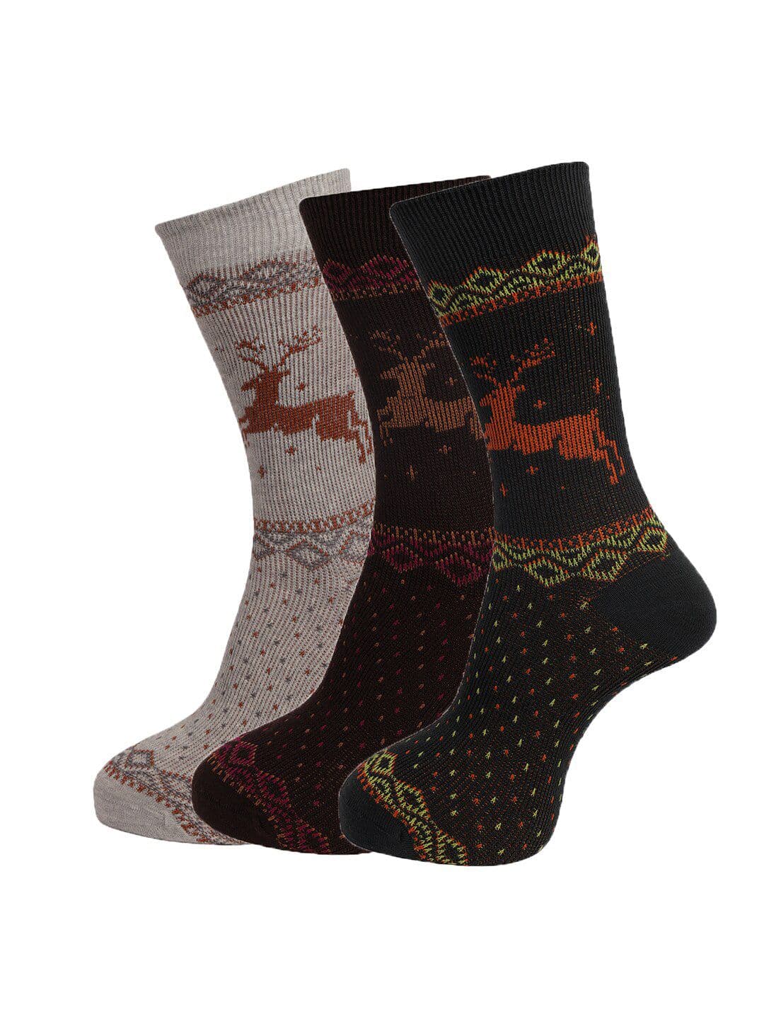 Dollar Socks Dollar Men Pack of 3 Assorted Above Ankle Socks - view 1