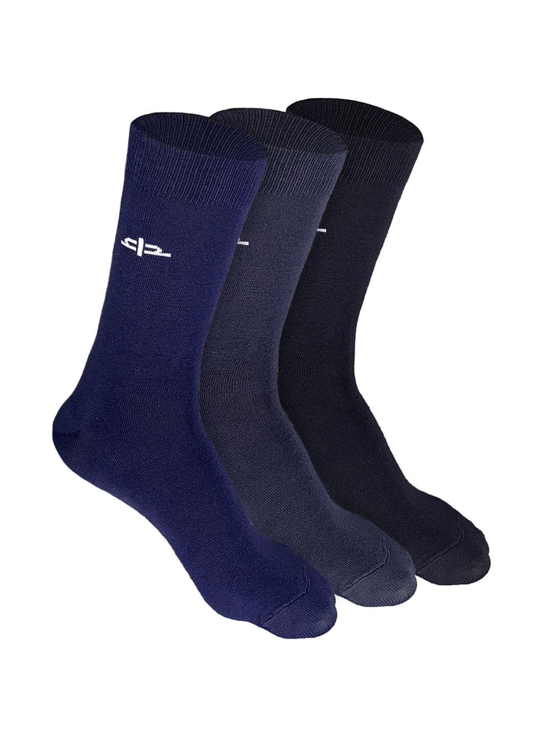 Heelium Men Pack of 3 Bamboo Super Soft & Odour-Free Breathable Crew-Length Socks - view 1