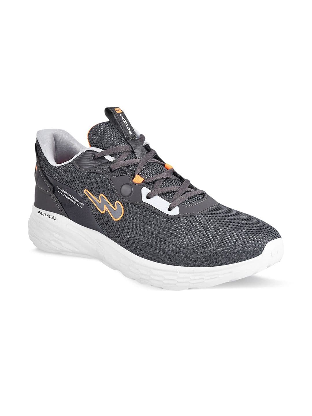 Campus Men CAMP SMART Grey Mesh Running Shoes - view 1