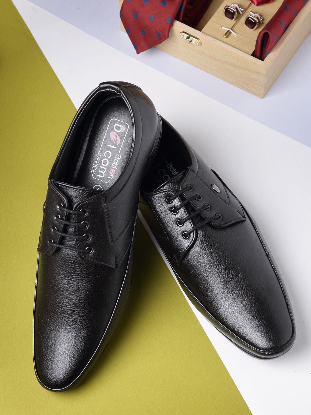 Action Men Black Solid Formal Derbys - view 1