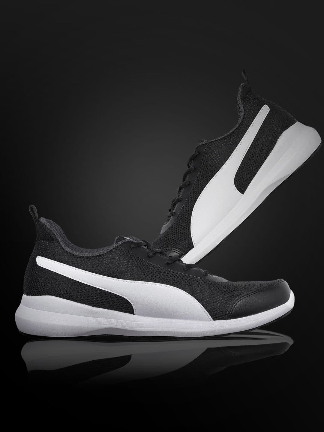Puma Men Black City Running Shoes - view 1