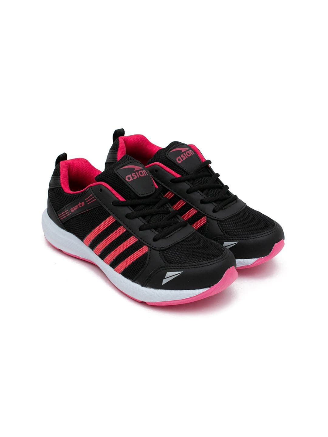 ASIAN Women Black Mesh Running Shoes - view 1