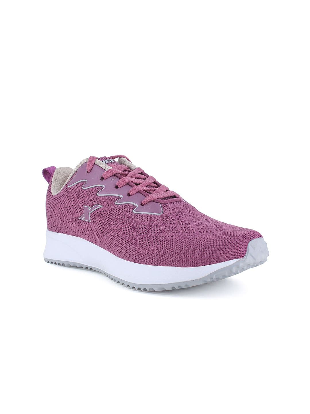 Sparx Women Purple Mesh Running Non-Marking Shoes - view 1