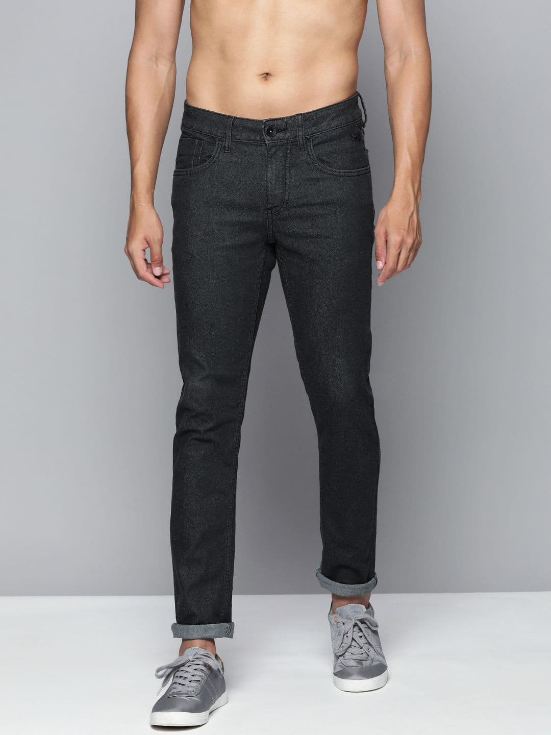 Flying Machine Men Black Jackson Skinny Fit Low-Rise Stretchable Casual Jeans - view 1