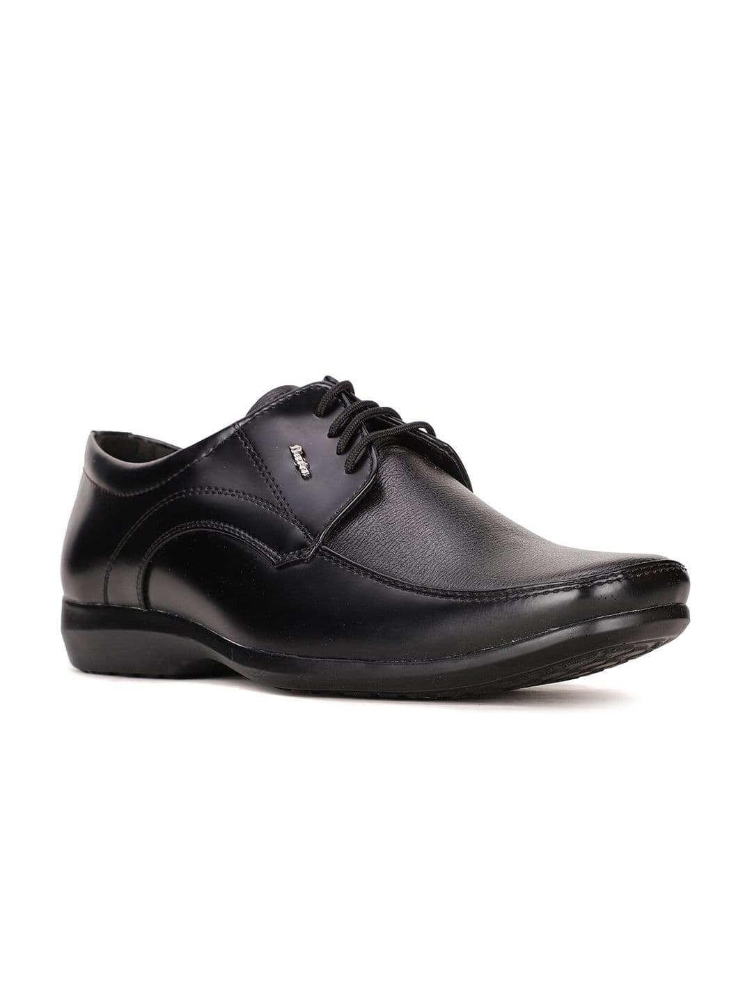 Bata Men Black Solid Formal Derbys - view 1