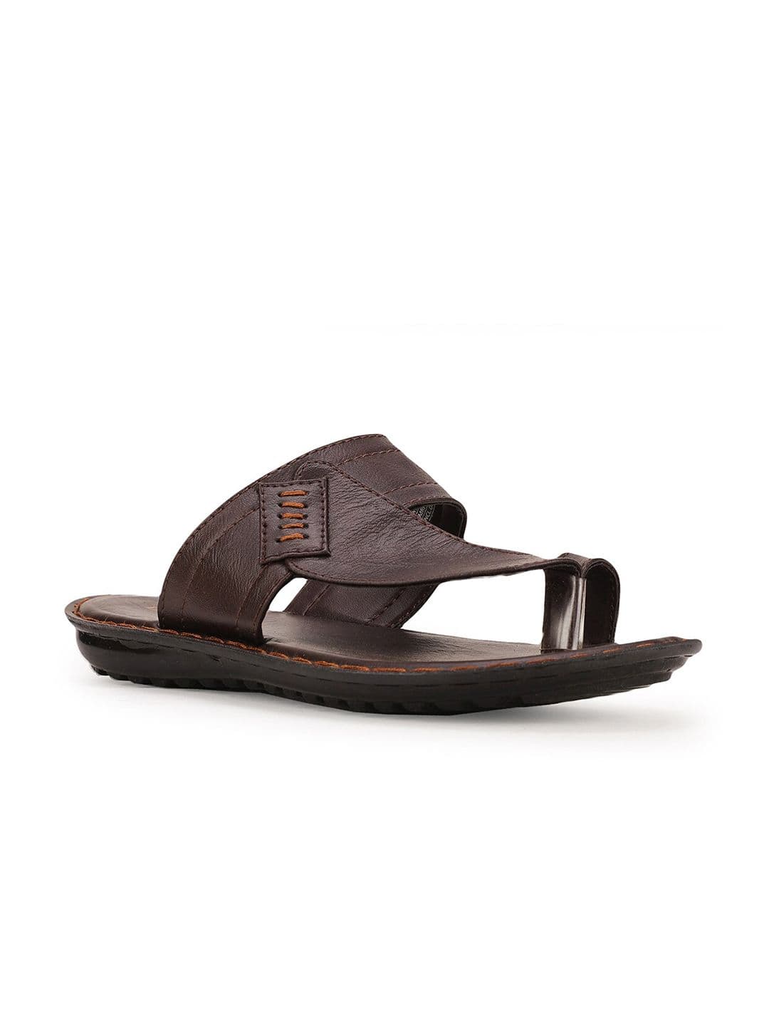 Bata Men Brown & Black Comfort Sandals - view 1