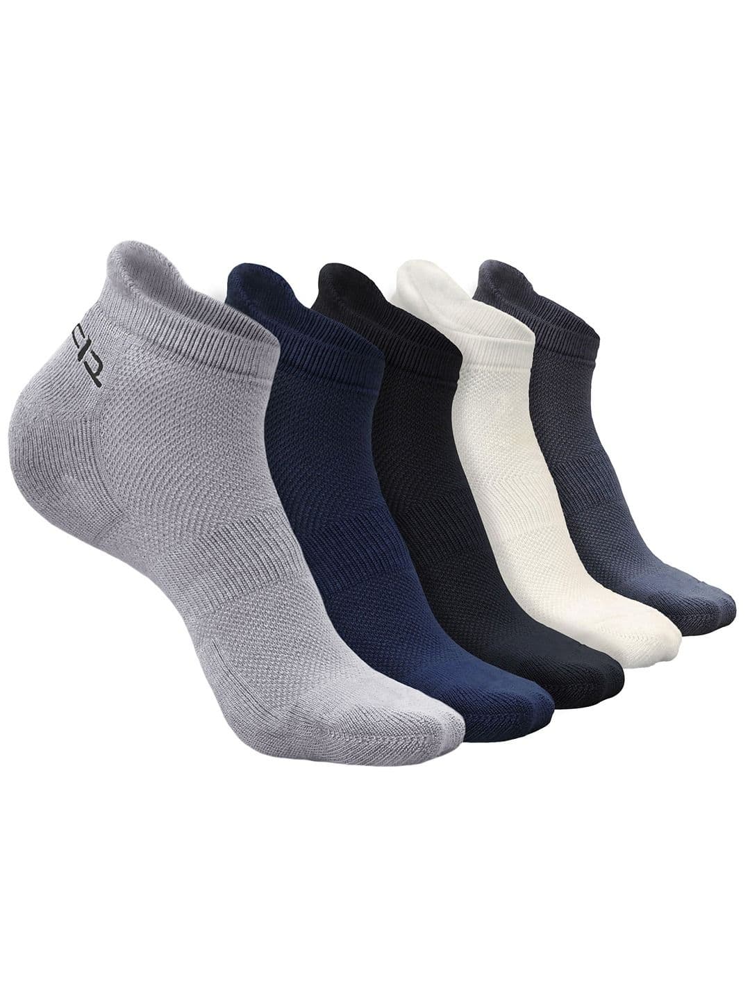 Heelium Men Pack of 5 Bamboo Super Soft & Odour-Free Breathable Ankle-Length Socks - view 1