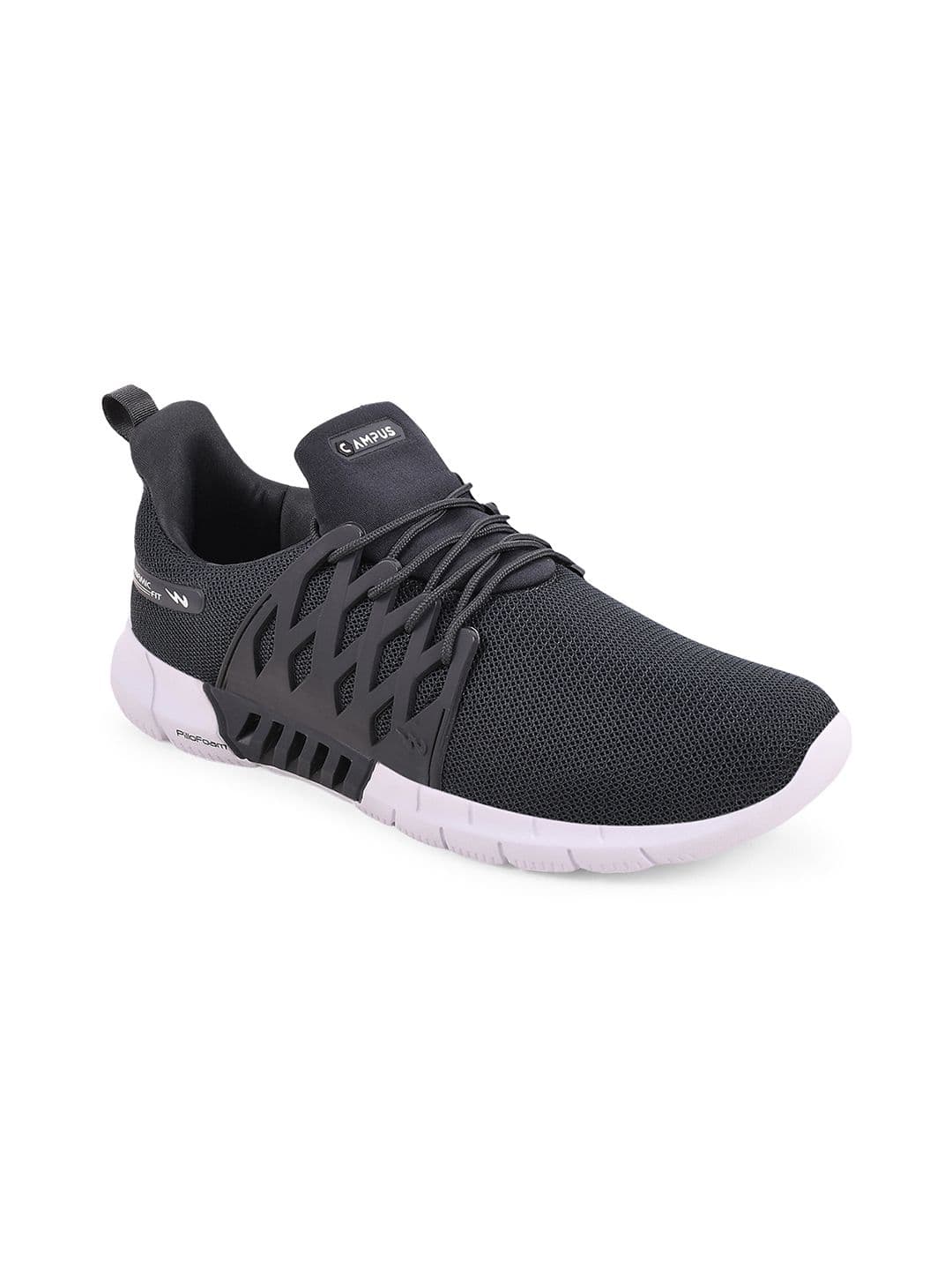 Campus Men BELGIUM PLUS Grey Mesh Running Shoes - view 1