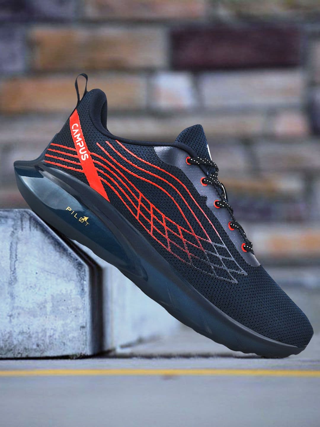 Campus KIZER Men Lace-Up Running Shoe - view 1