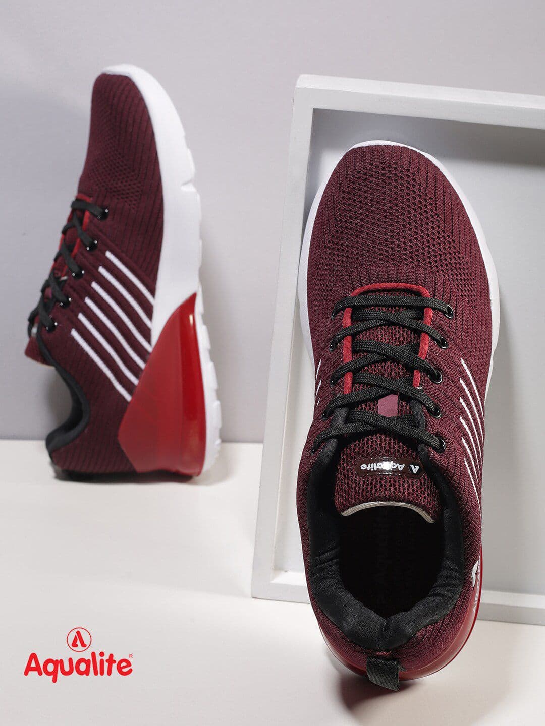 Aqualite Men Rust Mesh Walking Non-Marking Shoes - view 1