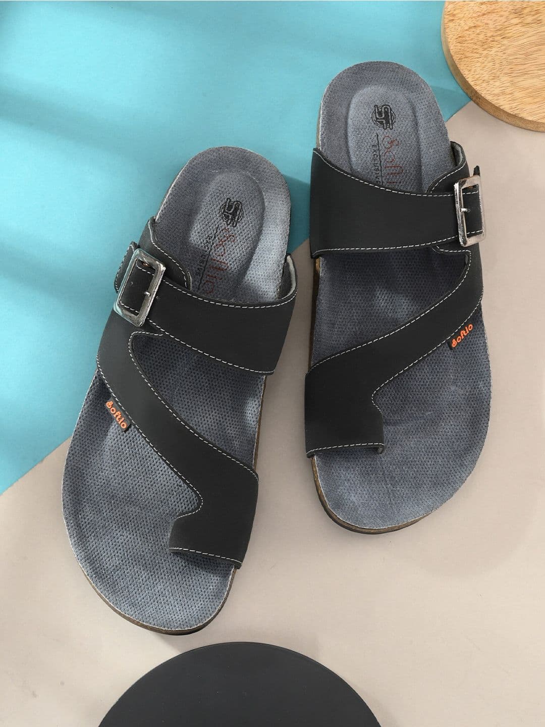 SOFTIO Men Blue Comfort Sandals - view 1