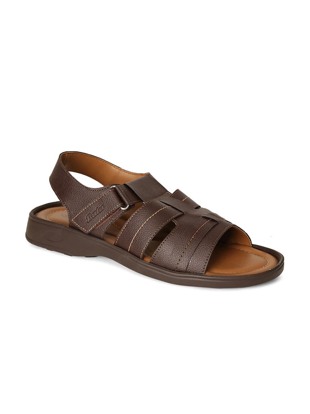 Bata Men Brown Comfort Sandals - view 1