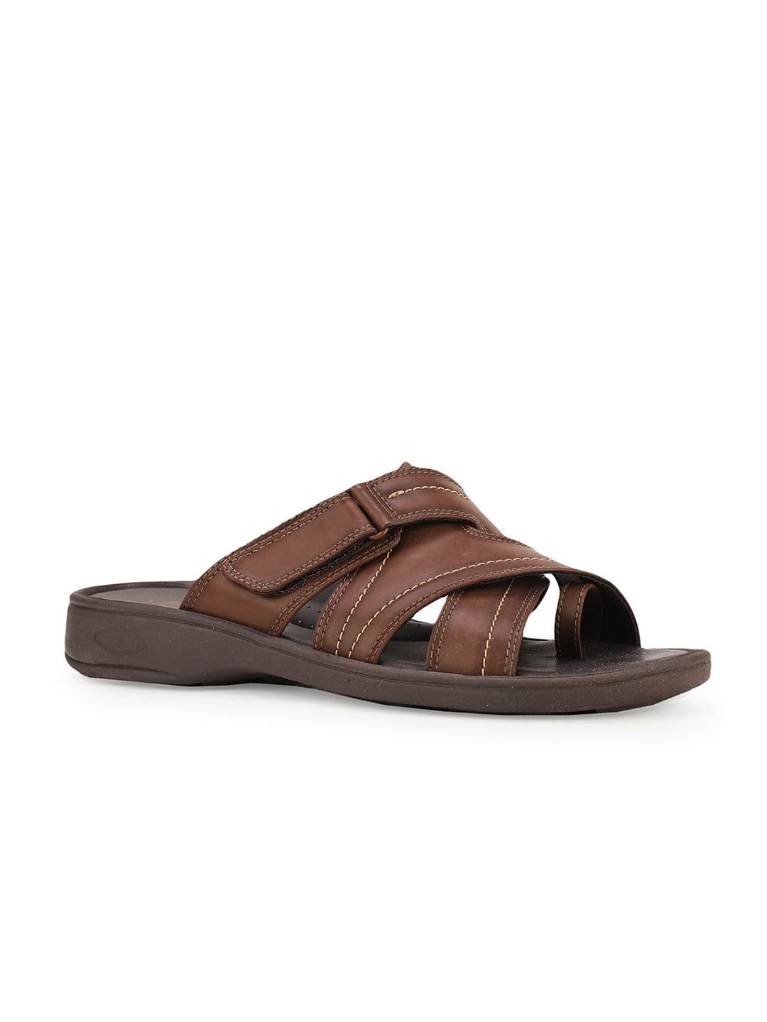 Bata Men Brown Comfort Sandals - view 1