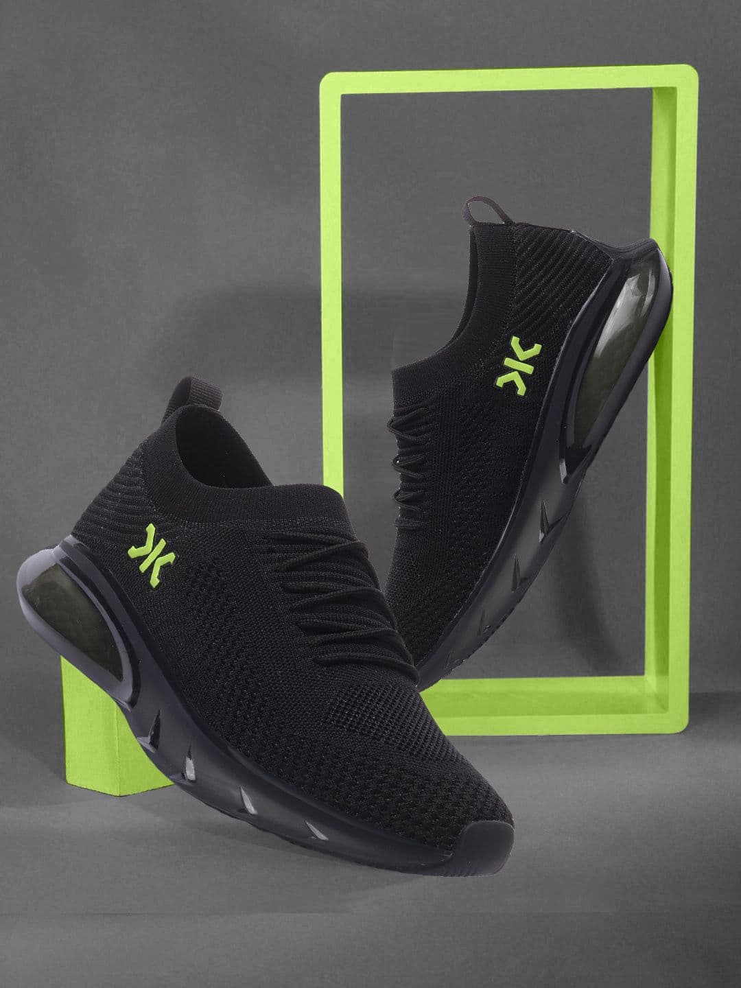 Killer Men Black Woven Design Sneakers - view 1