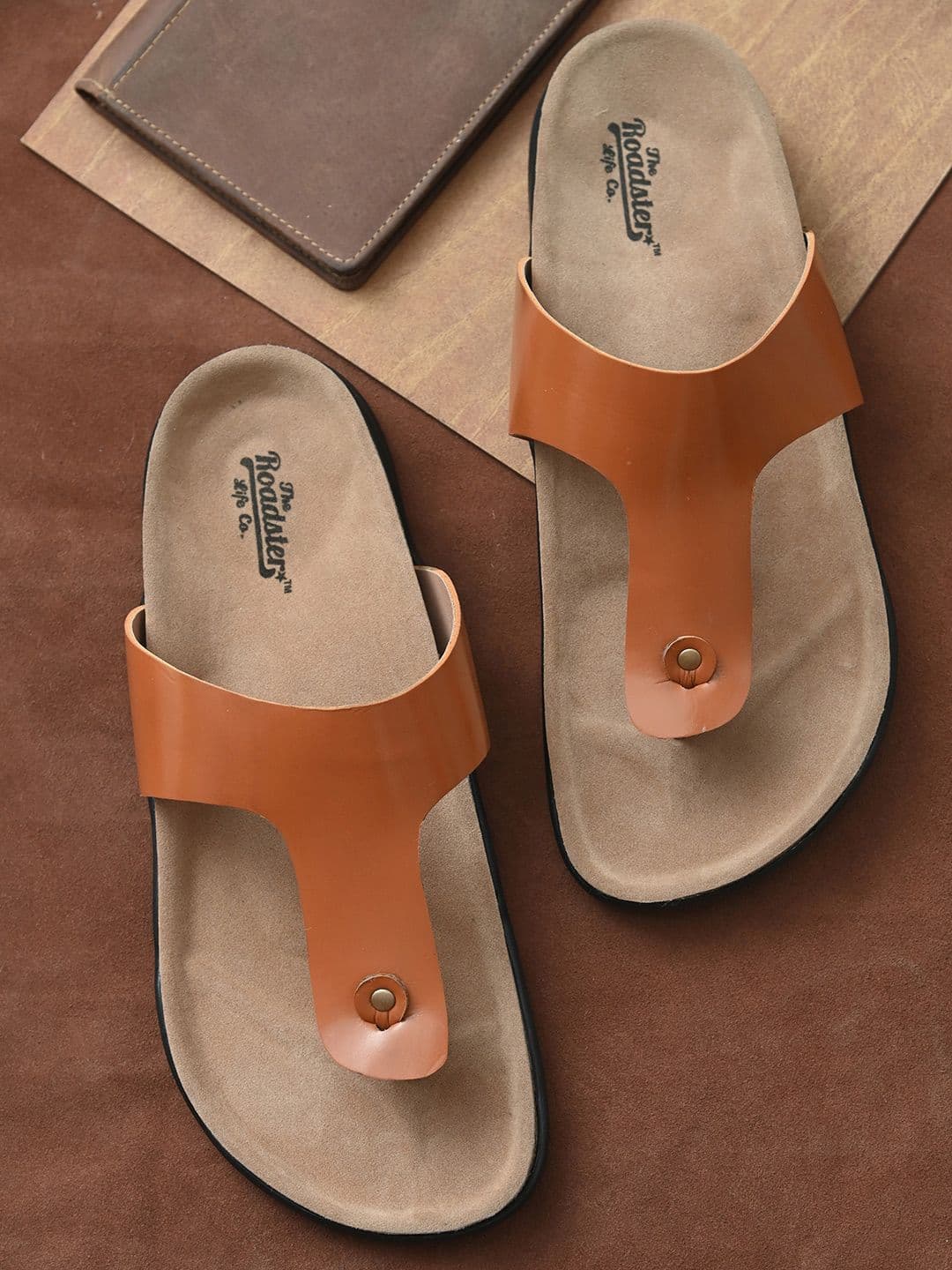 Roadster Men Tan Comfort Sandals - view 1