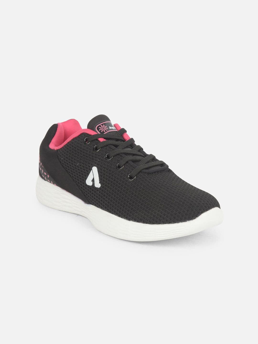 Aqualite Women Black Mesh Running Shoes - view 1