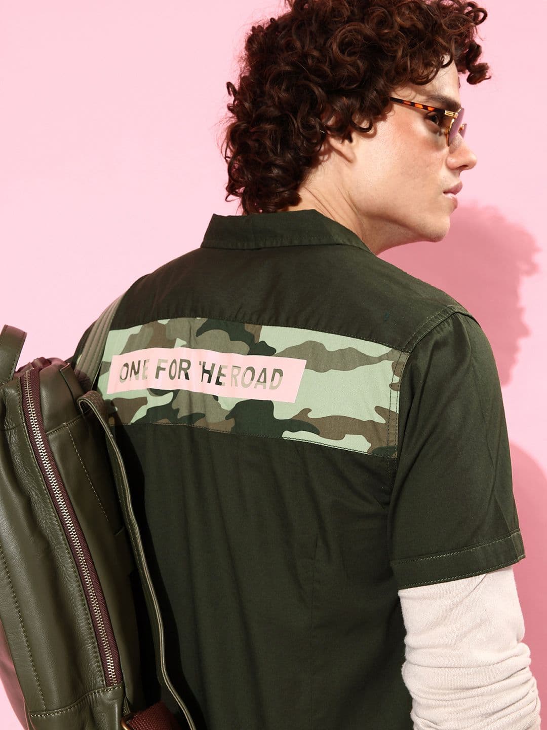 Roadster Men Green Solid Cotton Casual Shirt - view 1
