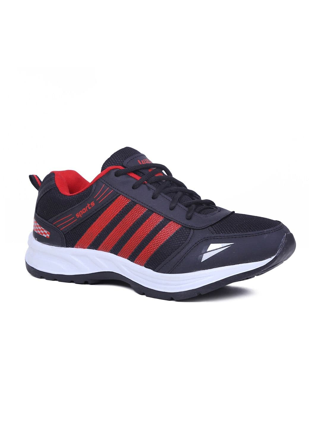 ASIAN Men Black Mesh Running Shoes - view 1