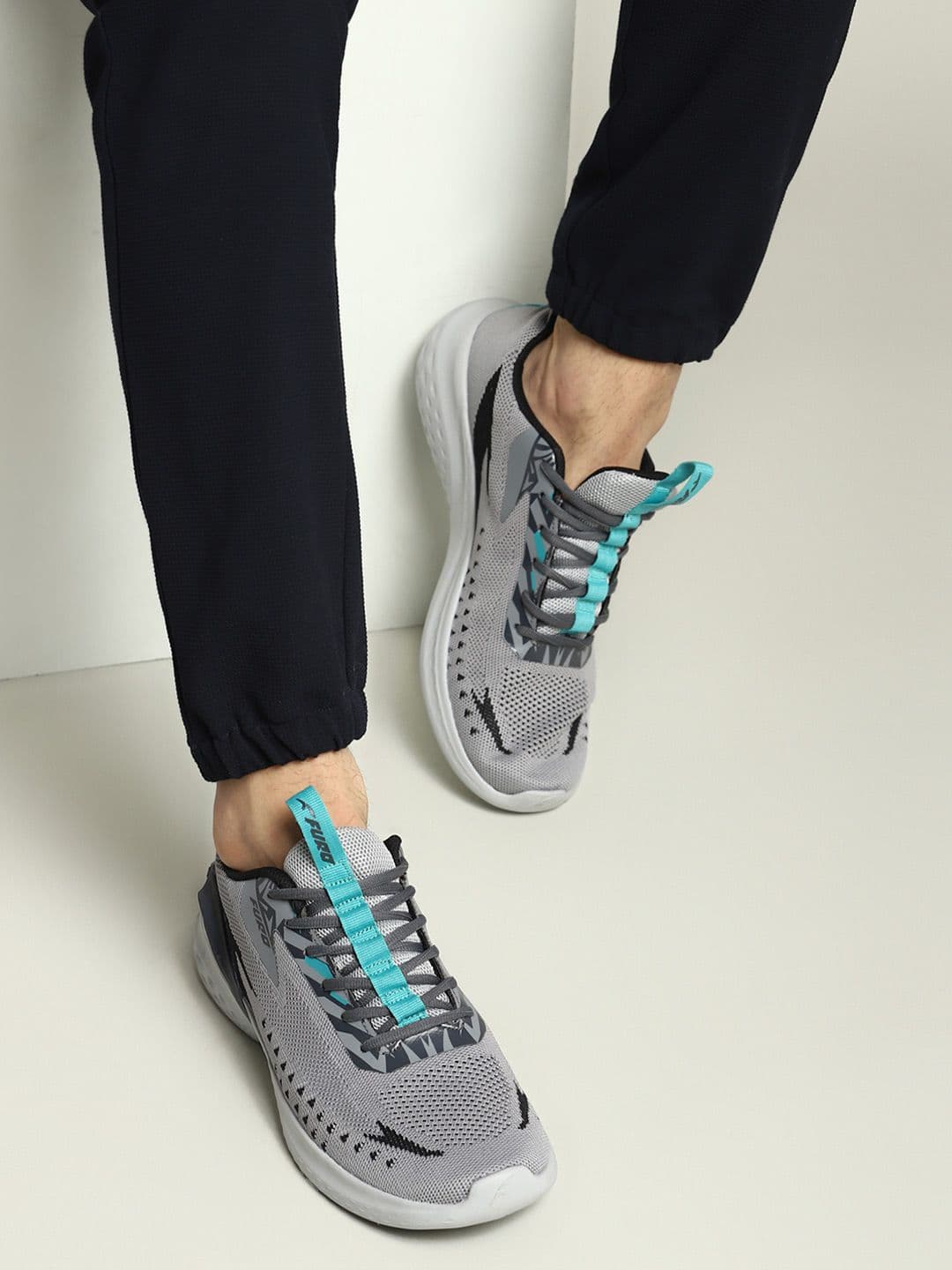 FURO by Red Chief Men Grey Mesh Running Shoes - view 1