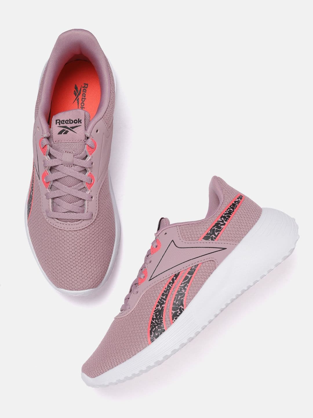 Reebok Women Mauve Woven Design Lite 3.0 Running Shoes - view 1