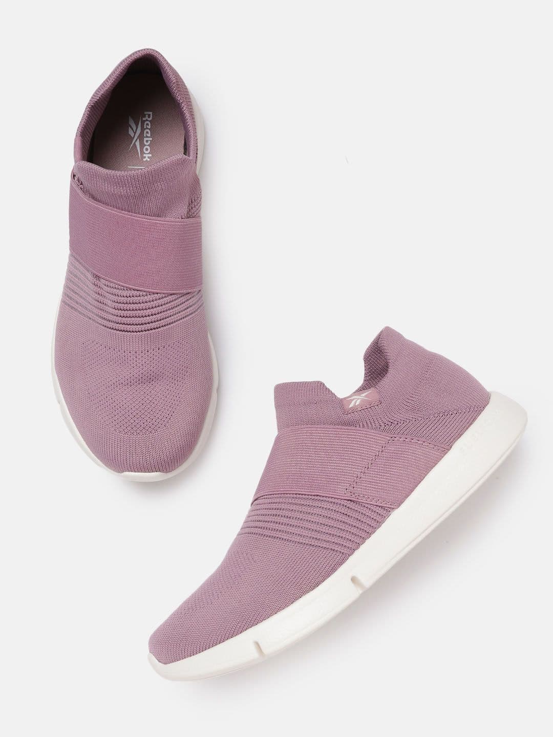 Reebok Women Lavender Solid Woven Design Daystart Onlux Training Shoes - view 1