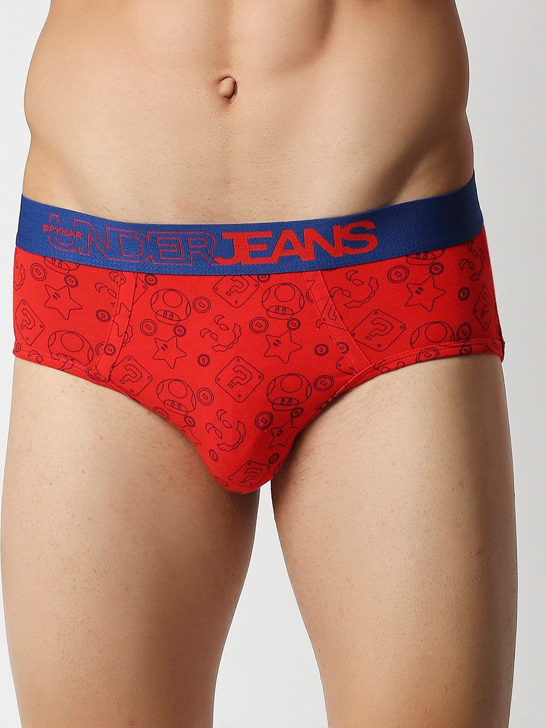 Underjeans by Spykar Men Cotton Blend Brief - view 1