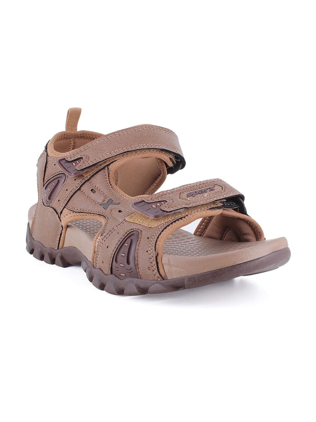 Sparx Men Camel Brown Solid Sports Sandals - view 1