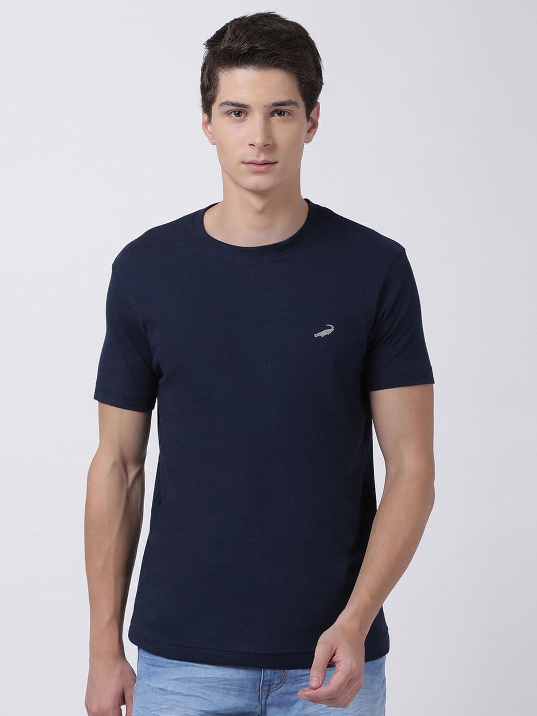 Crocodile Men Navy Blue T-shirt - view 1