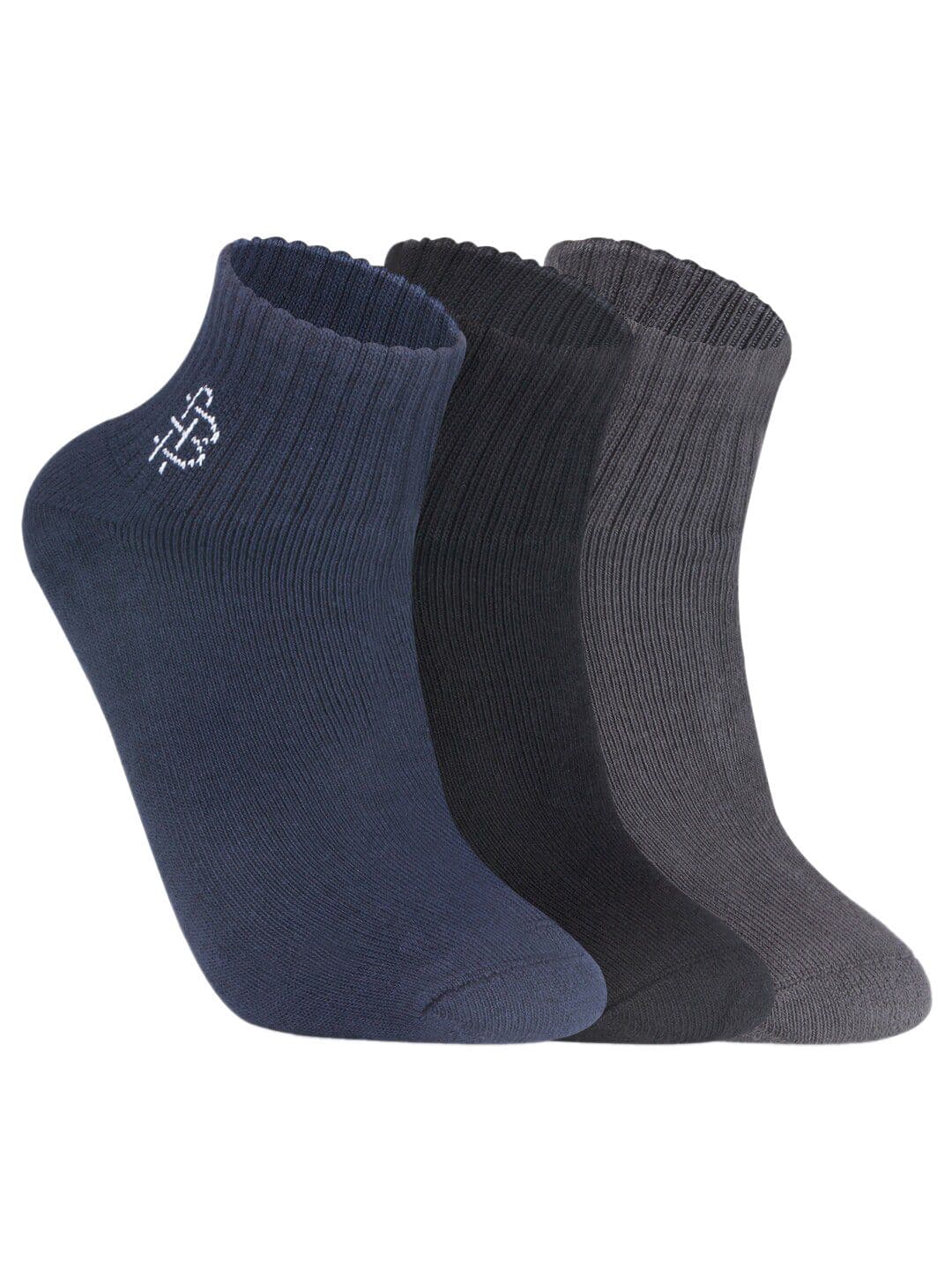 Bonjour Men Pack of 3 Ankle Length Socks - view 1