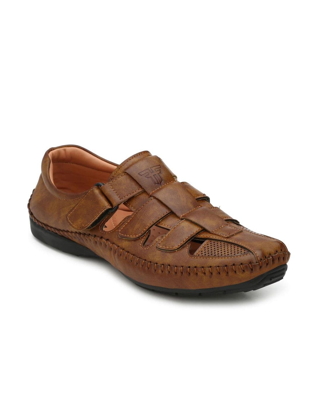 Fashion Victim Men Tan Comfort Sandals - view 1
