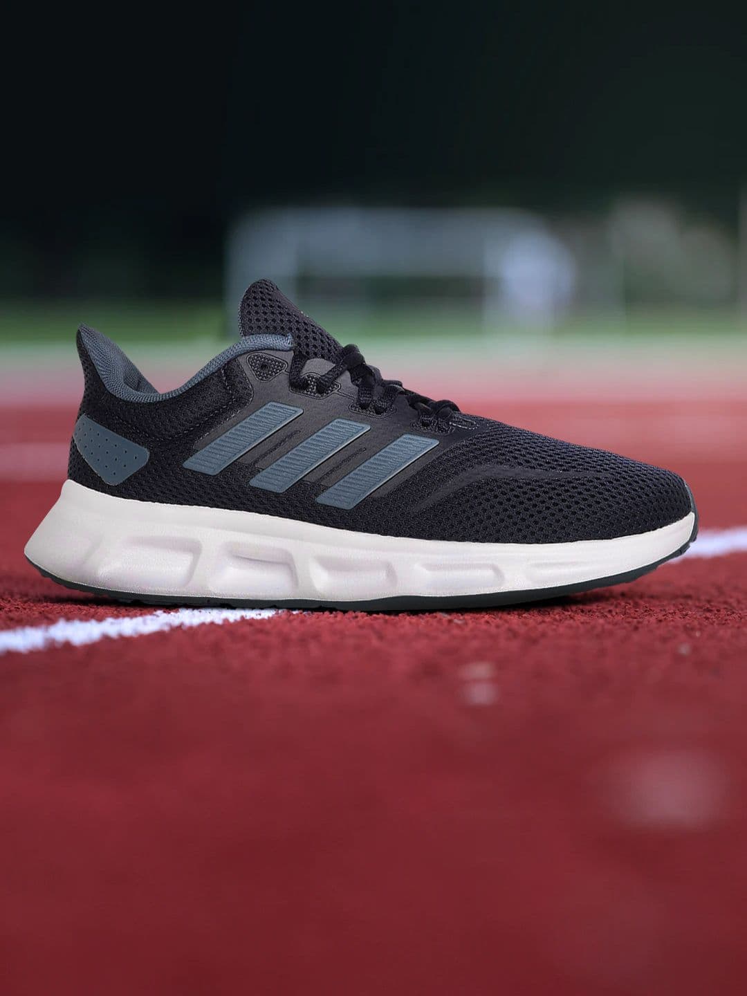 ADIDAS Unisex Blue Woven Design Show The Way 2.0 Running Shoes - view 1
