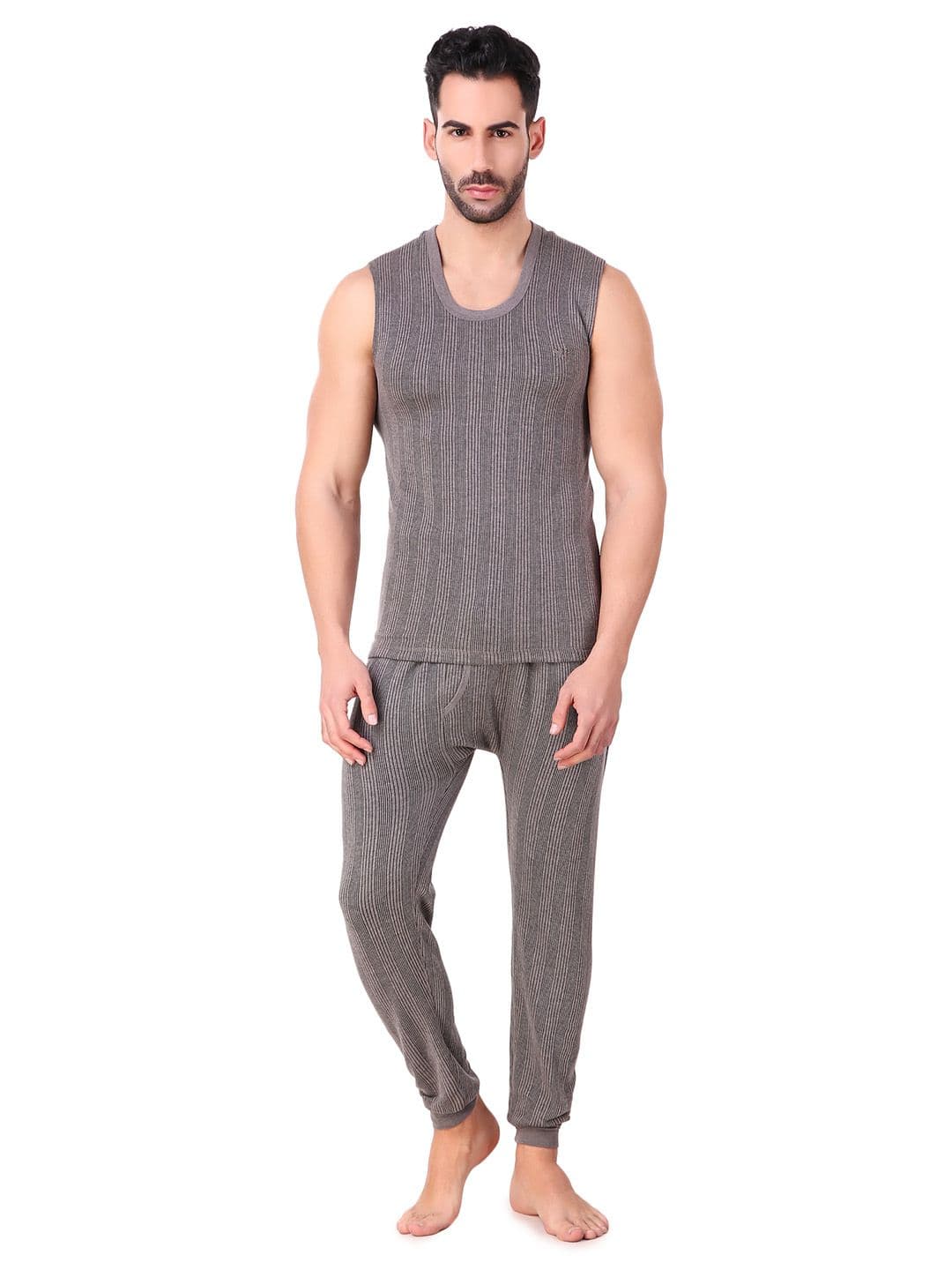 HAP Men Striped Thermal Set - view 1