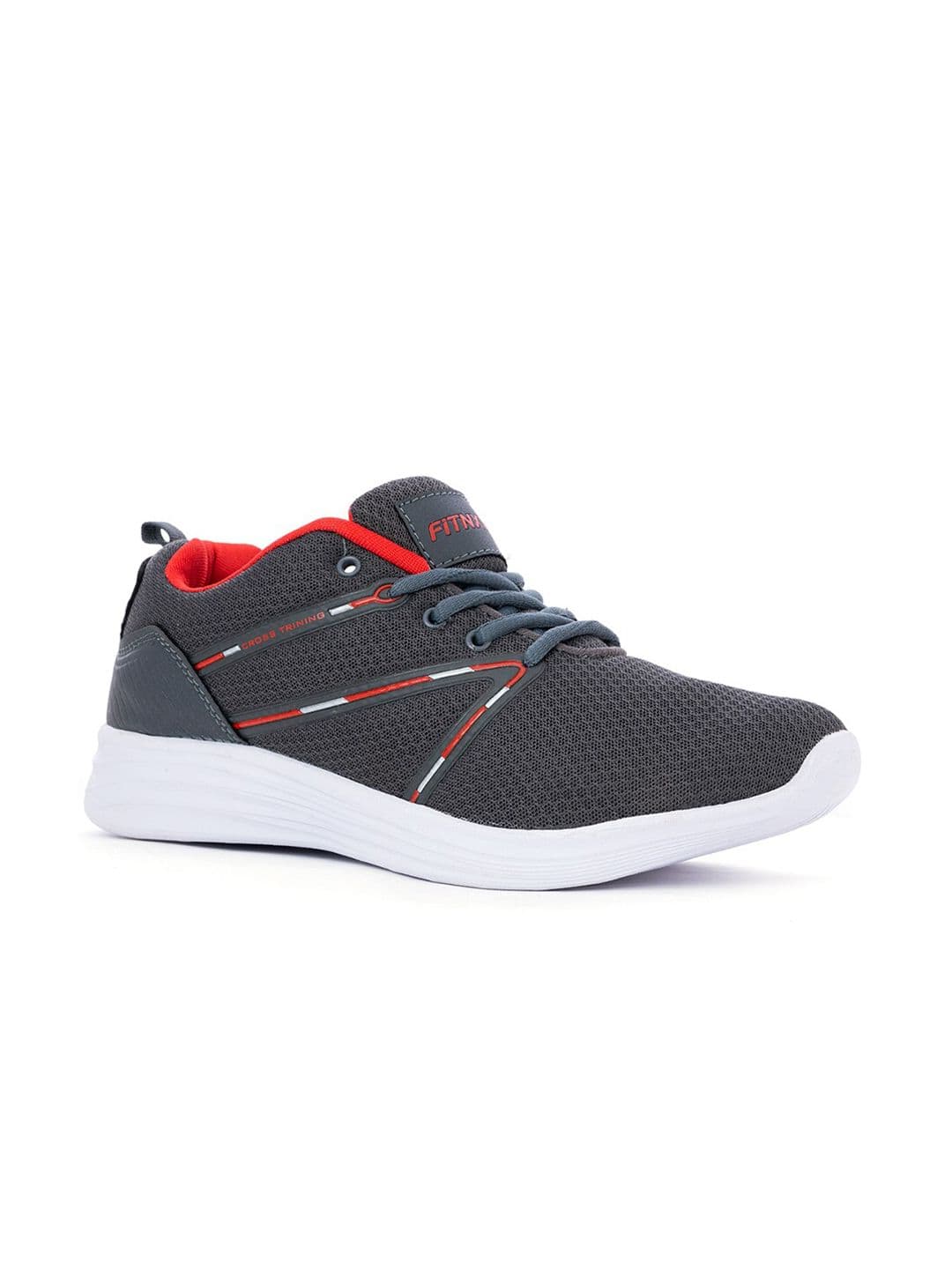 Khadims Men Grey Textile Walking Non-Marking Shoes - view 1