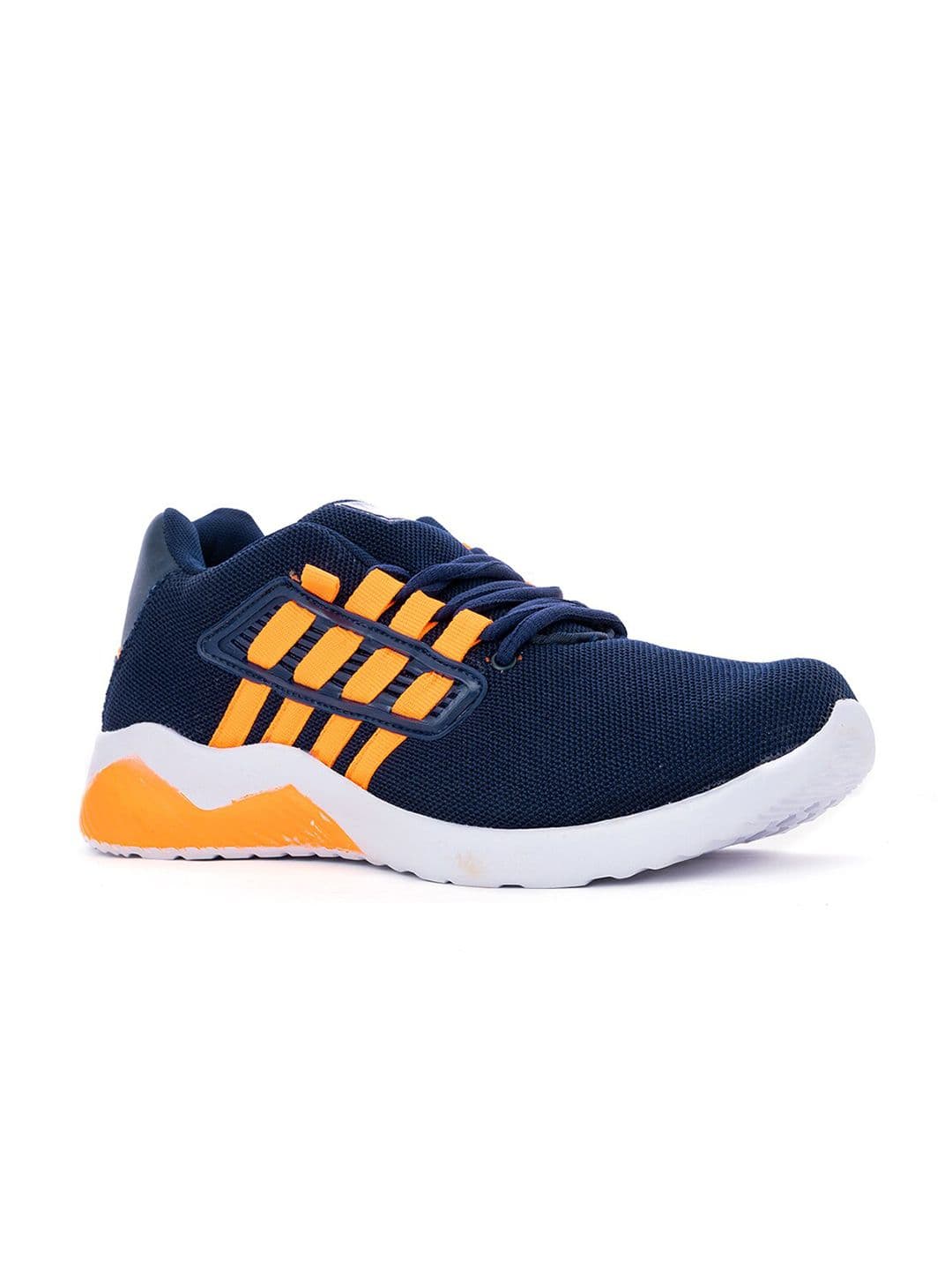 Khadims Men Navy Blue Textile Walking Non-Marking Shoes - view 1