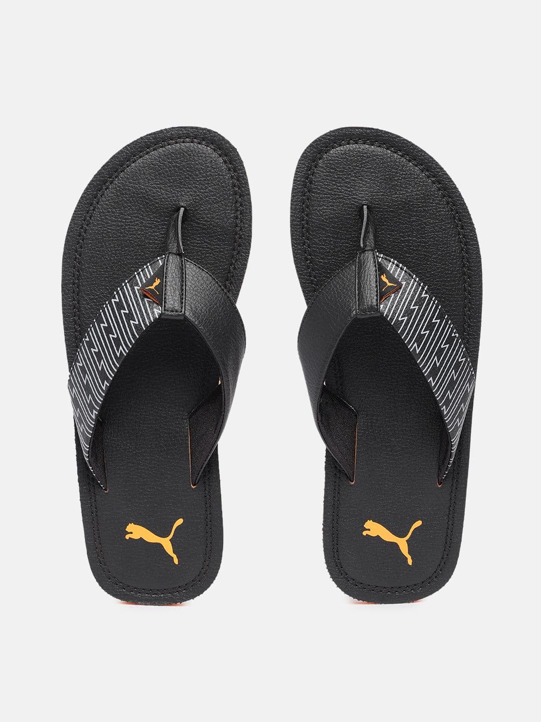 Puma Men Black Solid Comfort Sandals - view 1