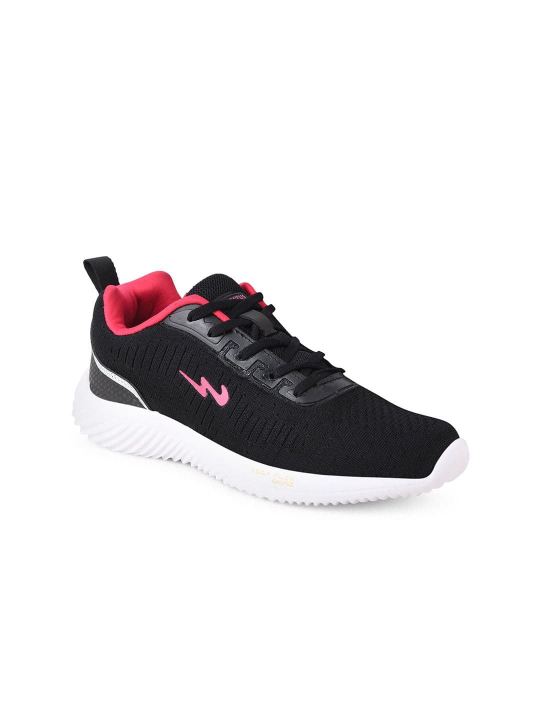 Campus Women JESSICA Black Mesh Running Shoes - view 1