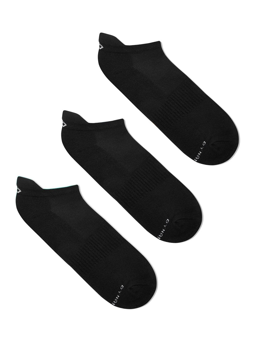 Dynamocks Men Black Bamboo Pack of 3 Solid Ankle Length Socks - view 1