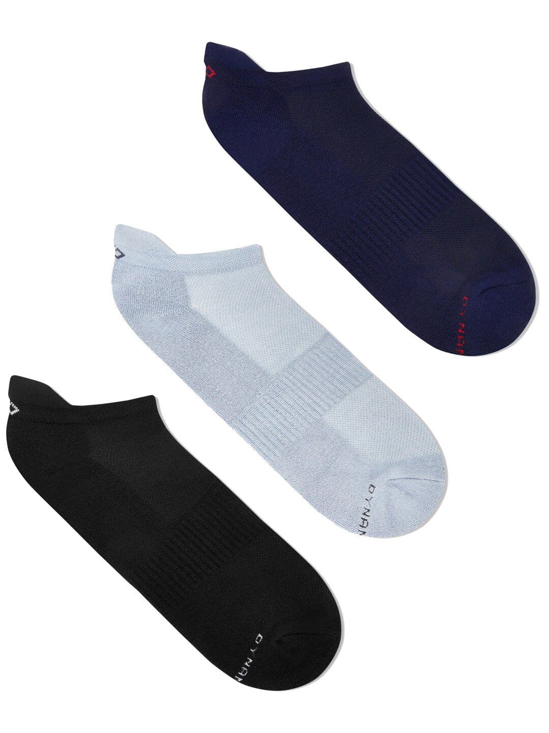 Dynamocks Men Pack Of 3 Solid Bamboo Ankle-Length Socks - view 1