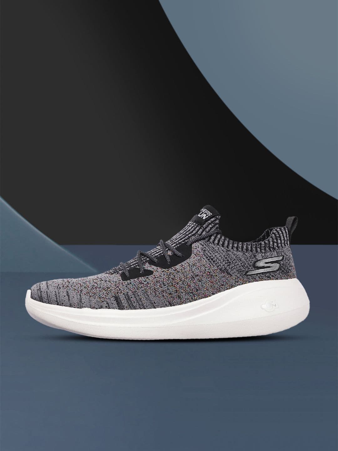 Skechers Women Black GO RUN FAST-DAZZLE Shoes - view 1
