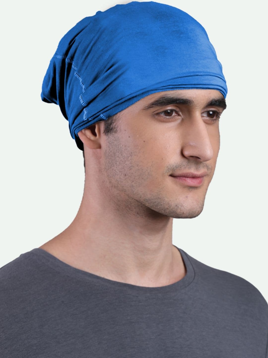 FREECULTR Blue Bandana Bamboo Anti Microbial Multipurpose Headband Cloth Face Mask - view 1