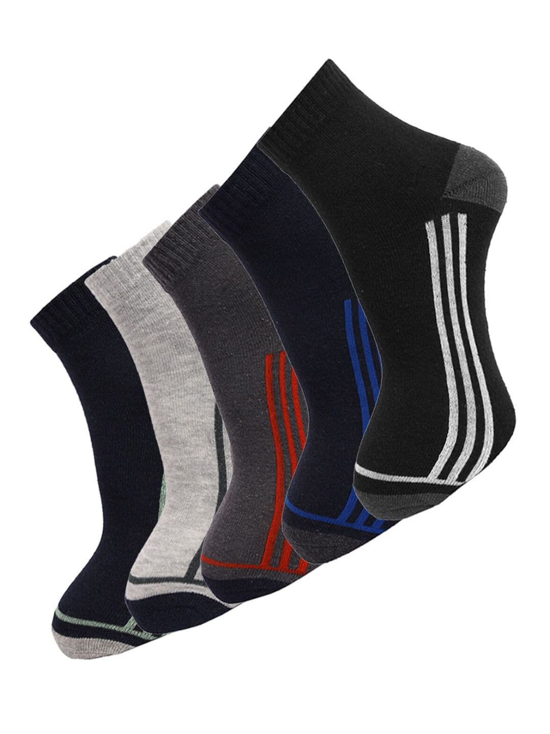 Dollar Socks Men Pack of 5 Assorted Ankle Length Socks - view 1