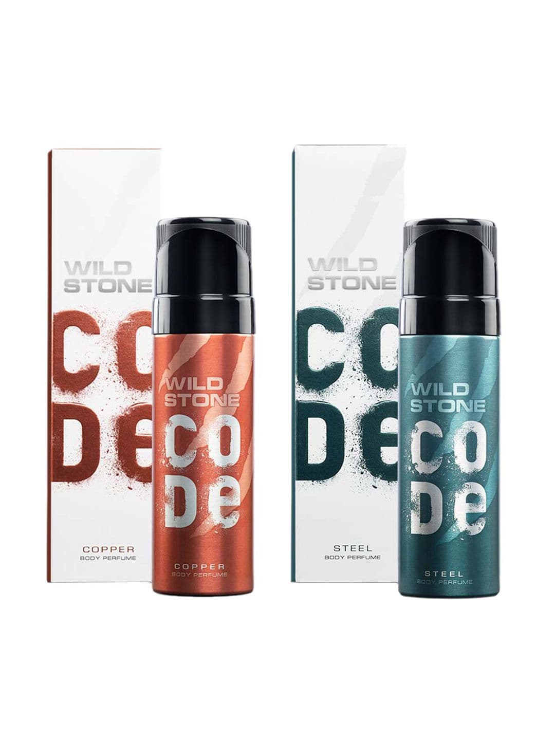 Wild stone code Men Set of Code Steel & Copper No Gas Body Perfume Deodorants - 150 ml each - view 1